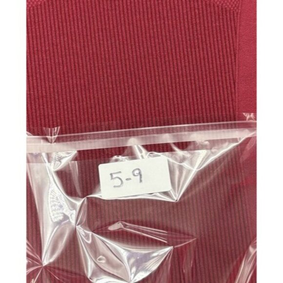 Victoria’s Secret PINK Activewear 1/4 Zip Cropped Pullover Jacket Red Maroon - Picture 11 of 11